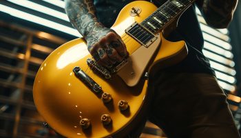 Tattooed Guitar Player